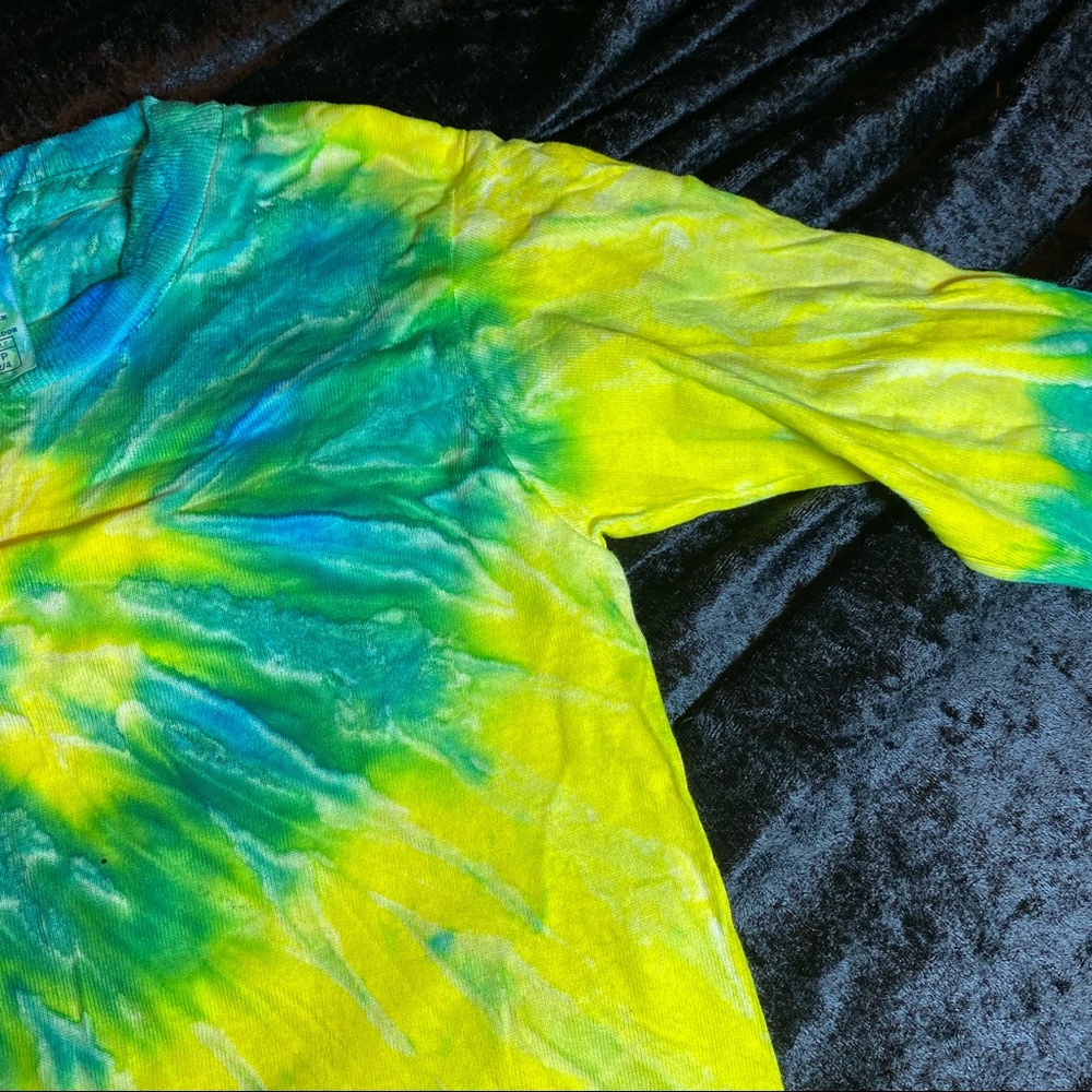 Tie Dyed tee shirt unisex youth XS - Picture 6 of 6